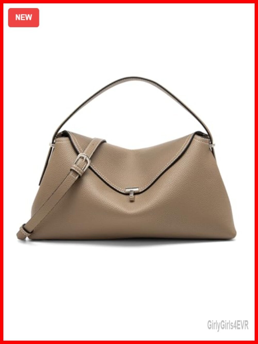 Leather Crossbody Bag with Multiple Compartments for Travel